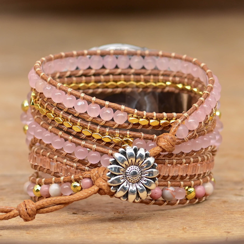 Bracelet en Quartz Rose Doré pour Samsung Galaxy Watch