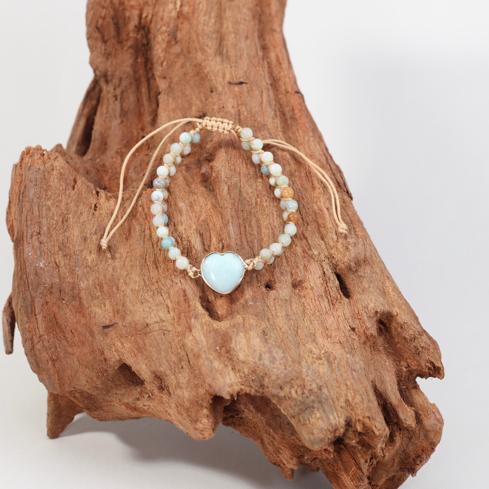 Bracelet Corinne - Amazonite Naturelle