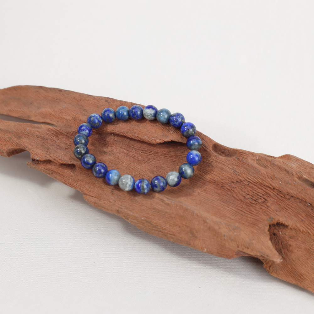 Bracelet Mantra - Pierre Naturelle de Lapis Lazuli