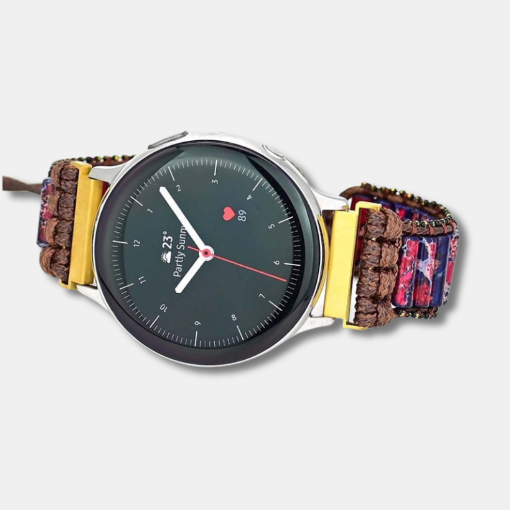 Bracelet Bohème en Jaspe Impérial pour Samsung Galaxy Watch