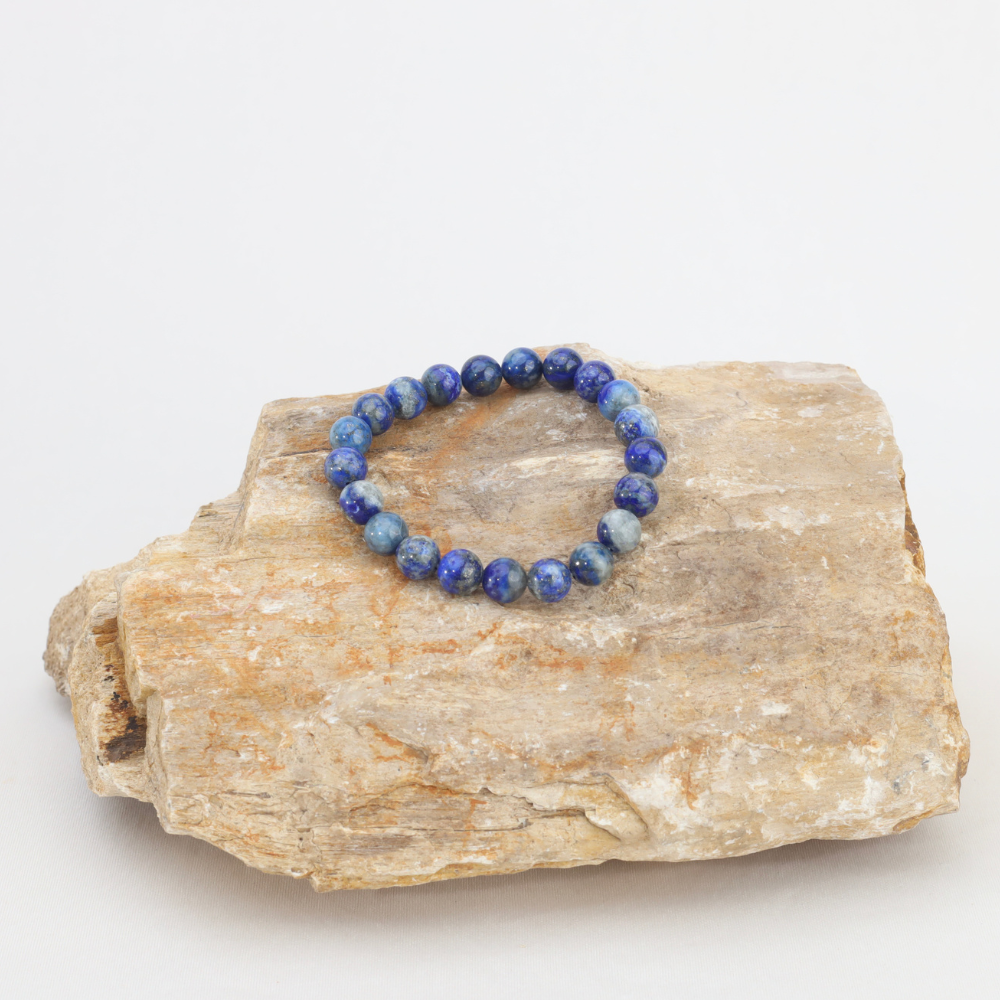 Bracelet Mantra - Pierre Naturelle de Lapis Lazuli