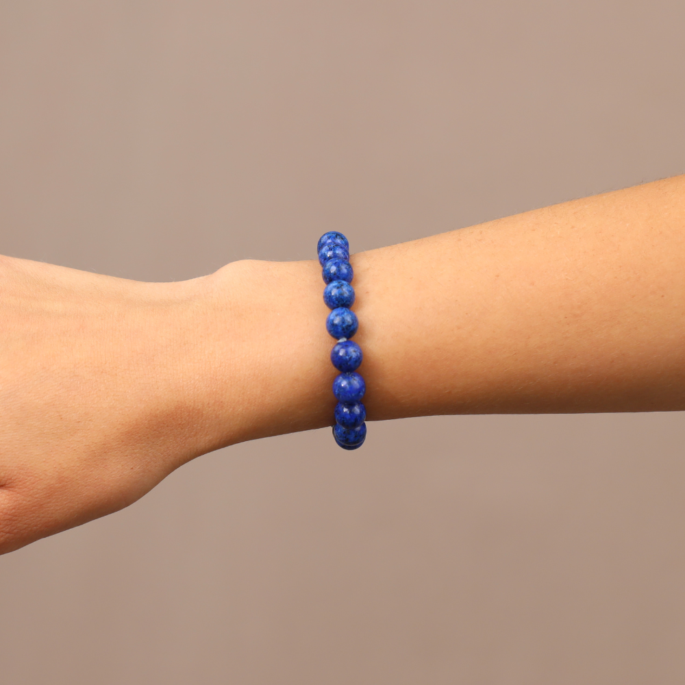 Bracelet Félicité - Pierre Naturelle de Lapis Lazuli