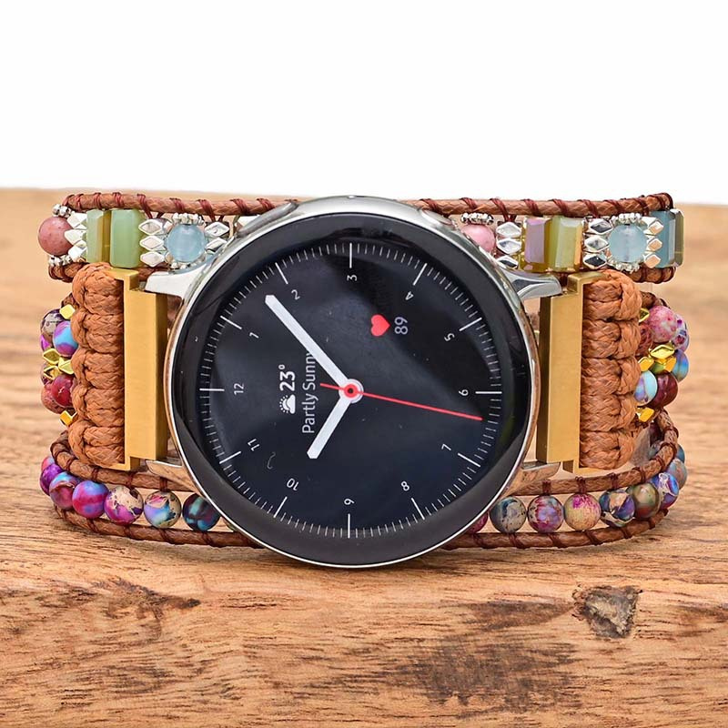 Bracelet en Jaspe Impérial pour Samsung Galaxy Watch